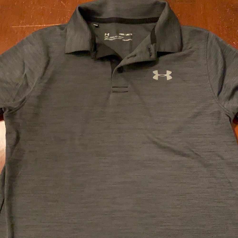 Boys under armour YMD polo golf collared shirt